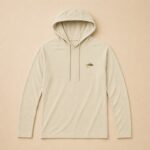 Men’s Lightweight Hoodie – Light Beige - Image 3